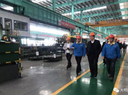 福田汽車股份常務副書記、監事會主席邢洪金一行來訪大明泰安加工中心